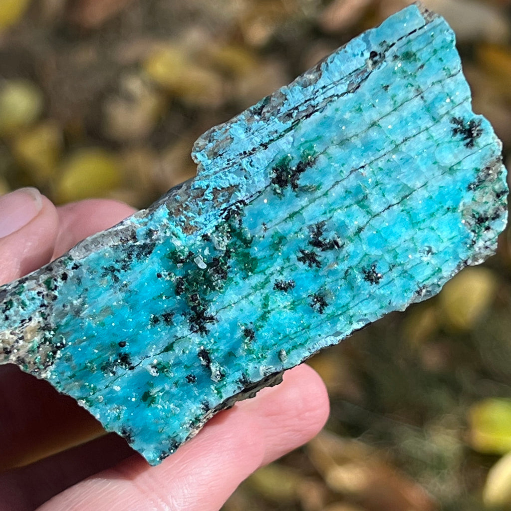 Piatra bruta crisocola cu malachit druzy din Congo model 4, druzy.ro, cristale 7
