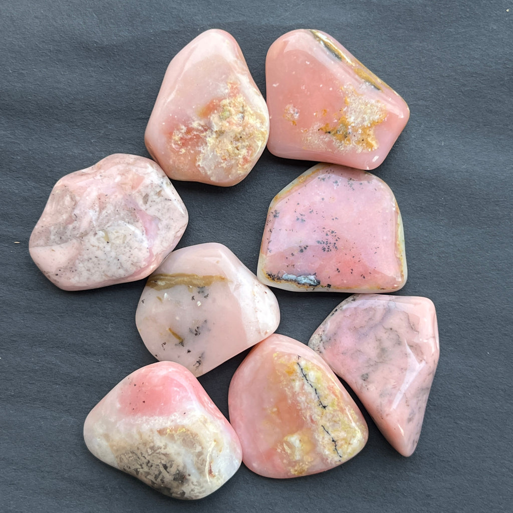 Opal roz piatra rulata Peru, pietre semipretioase - druzy.ro 4 