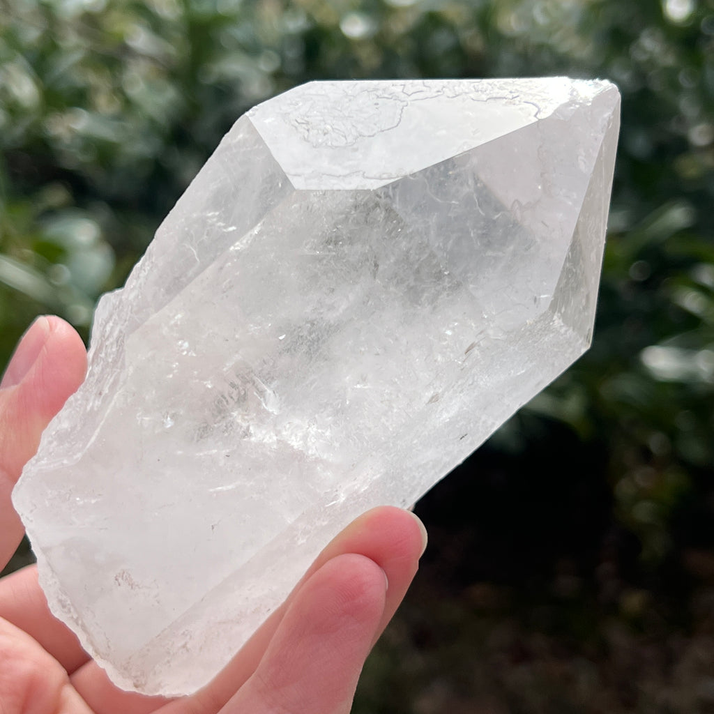 Varf cuart incolor natural, floare de mina L13, pietre semipretioase - druzy.ro 9 