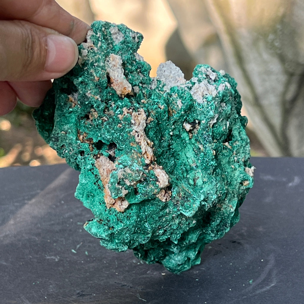 Malachit matasos piatra bruta m8, pietre semipretioase - druzy.ro 1 