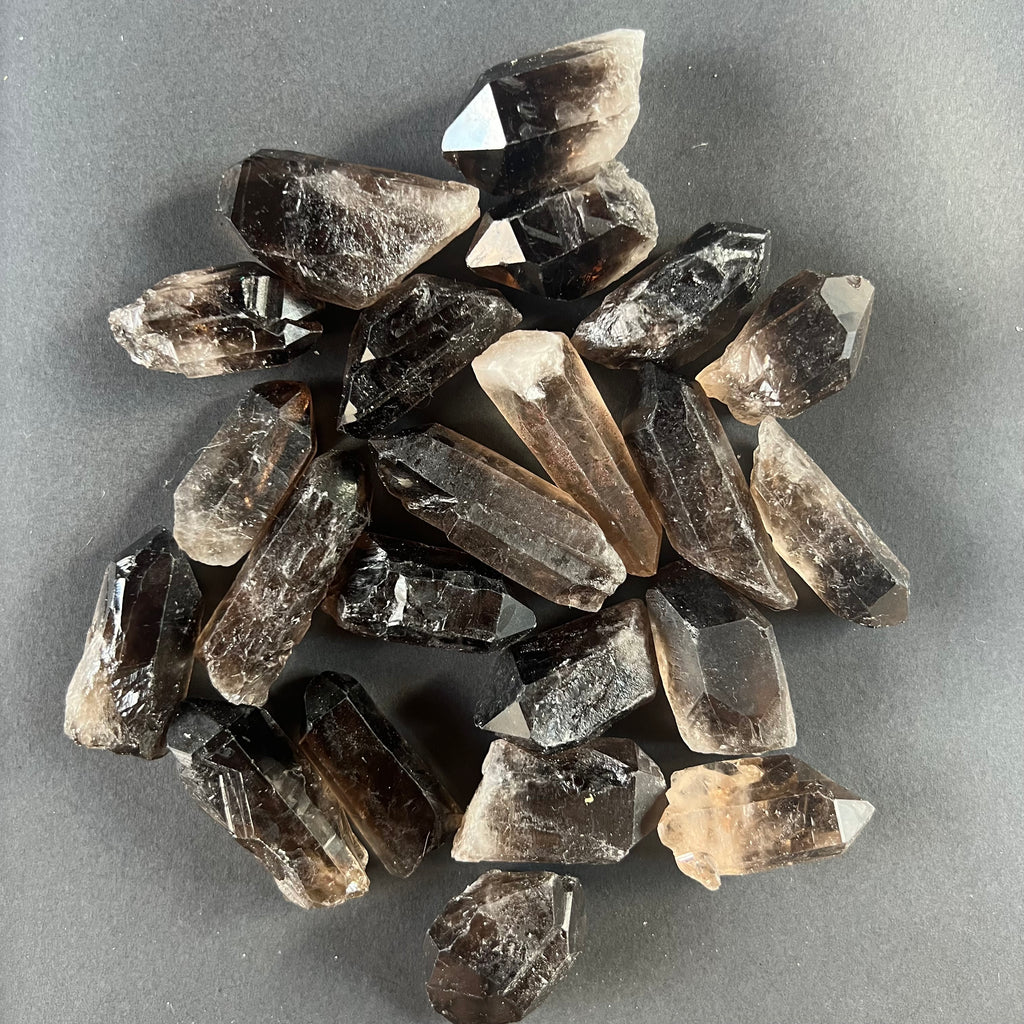 Varf brut cuart fumuriu, pietre semipretioase - druzy.ro 3