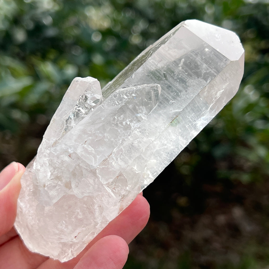 Varf cuart incolor natural, floare de mina L23, pietre semipretioase - druzy.ro 8 