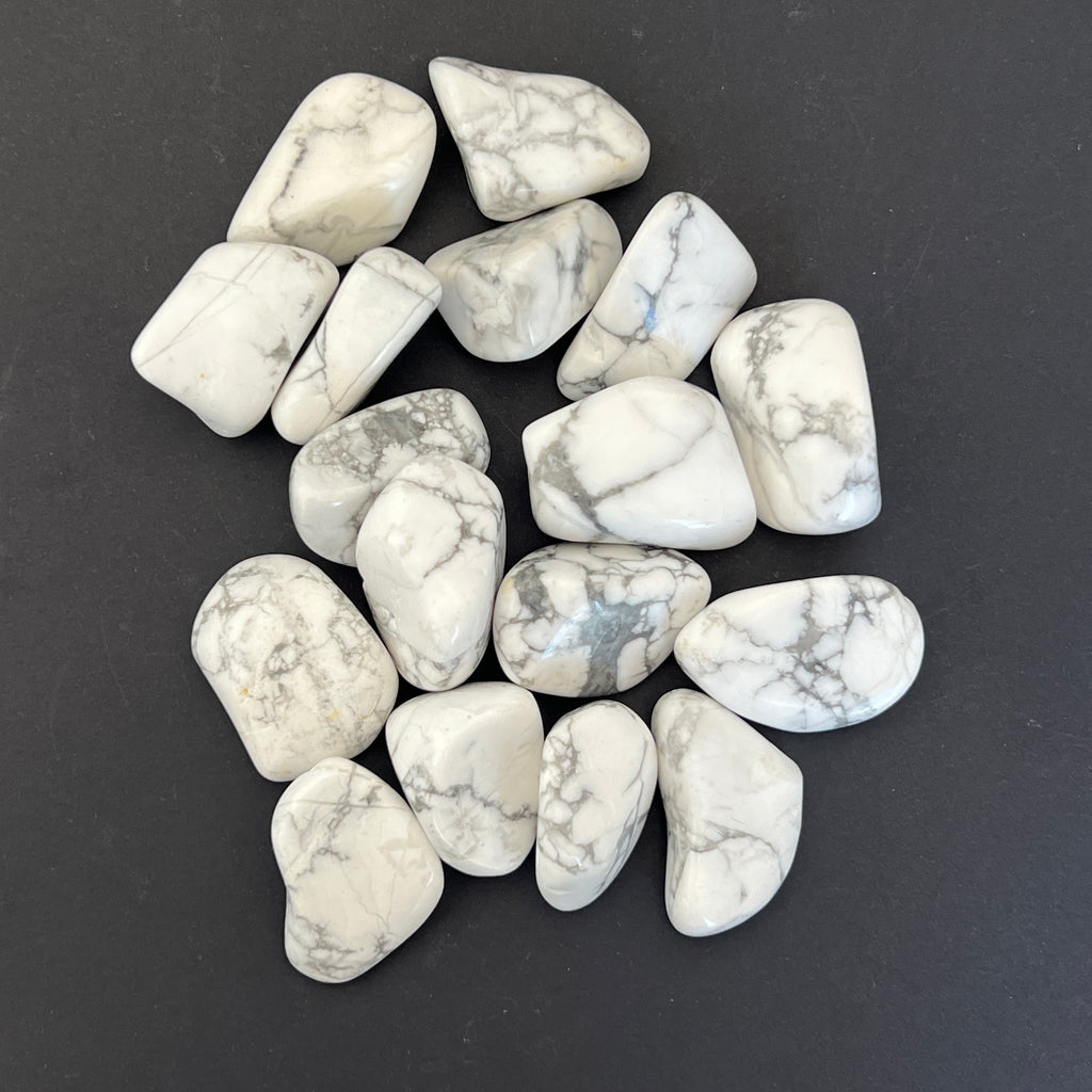 Howlit alb piatra rulata mini, pietre semipretioase - druzy.ro 2 