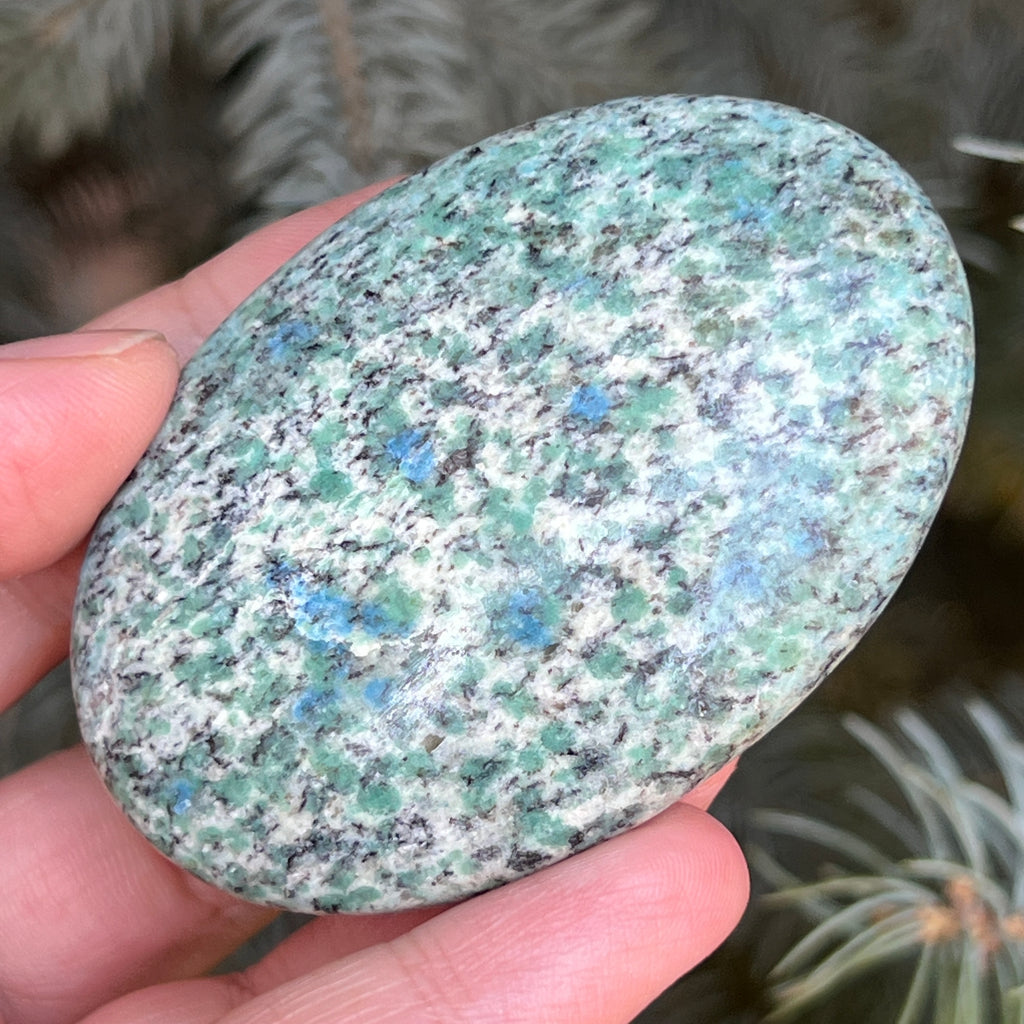 Palmstone K2 Granit cu azurit model 12, pietre semipretioase - druzy.ro 3 