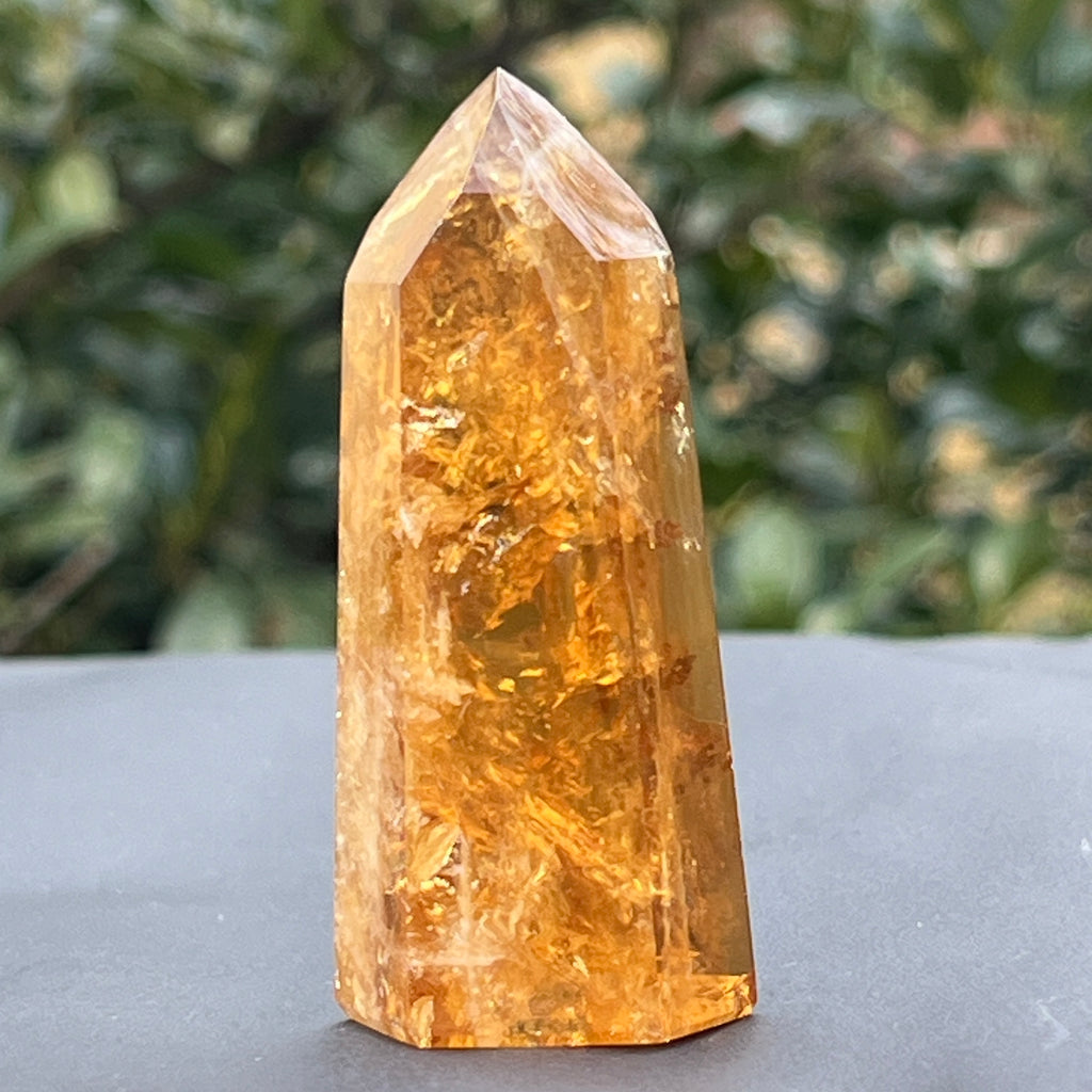Obelisc citrin Brazilia calitate Extra AAA model 10, pietre semipretioase - druzy.ro 8 