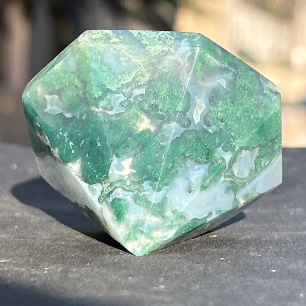 Agat muschi / moss diamant model 1, druzy.ro, cristale 3