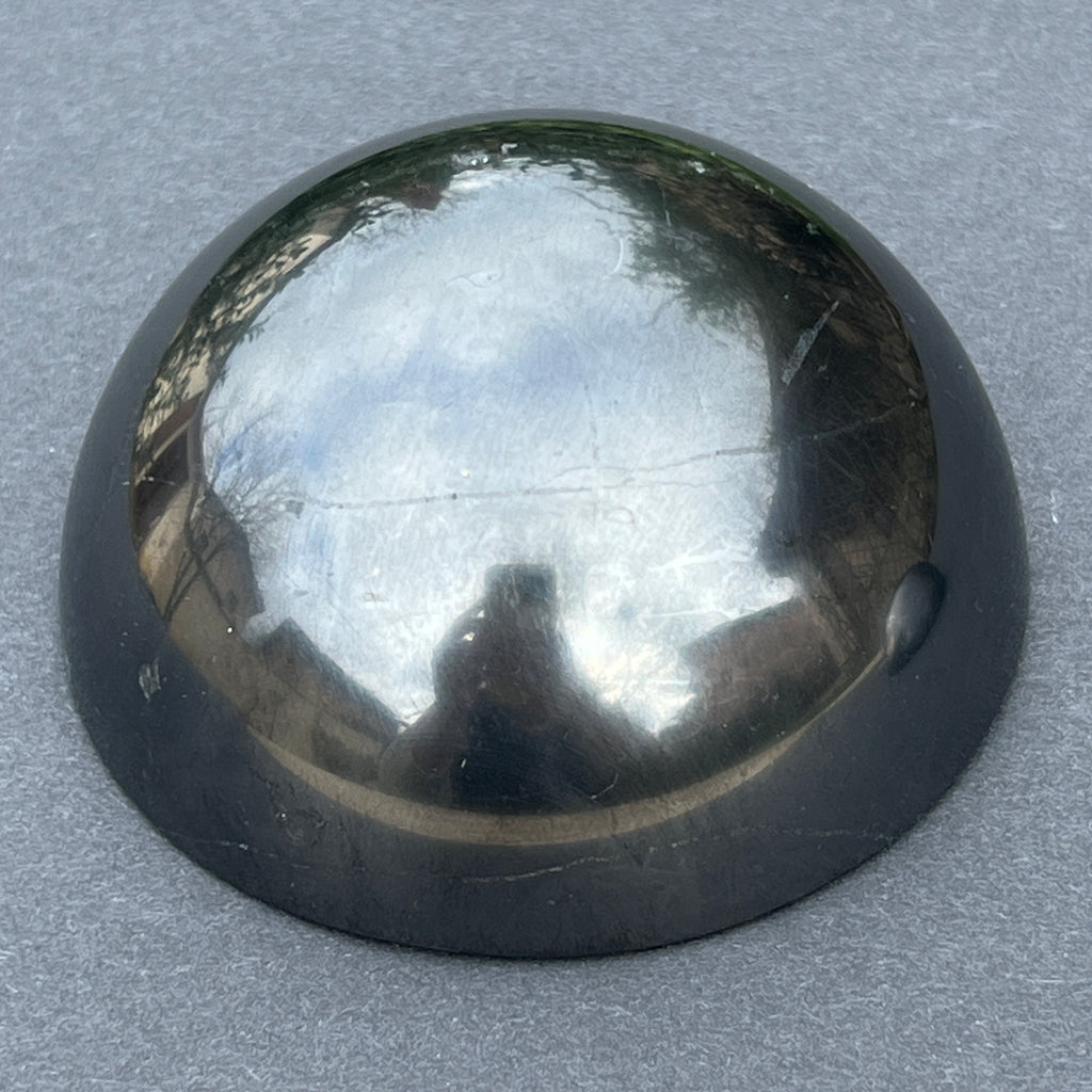 Semisfera shungit 8 cm, pietre semipretioase - druzy.ro 2 