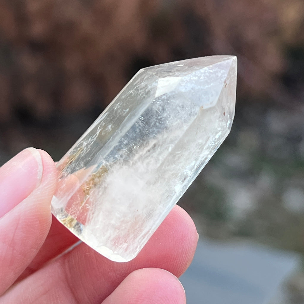 Generator/ varf cuart de stanca cristal incolor ICY 48, pietre semipretioase - druzy.ro 2 