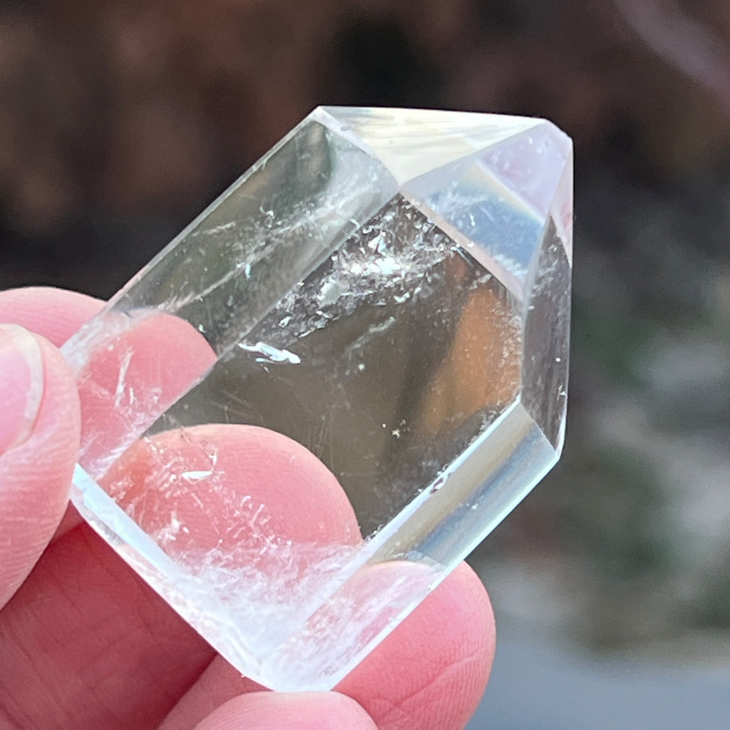 Generator/ varf cuart de stanca cristal incolor ICY 57, pietre semipretioase - druzy.ro 3 