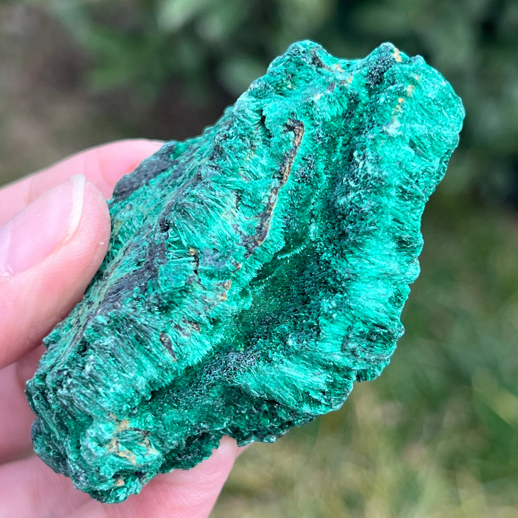 Malachit matasos piatra bruta m4, pietre semipretioase - druzy.ro 2 