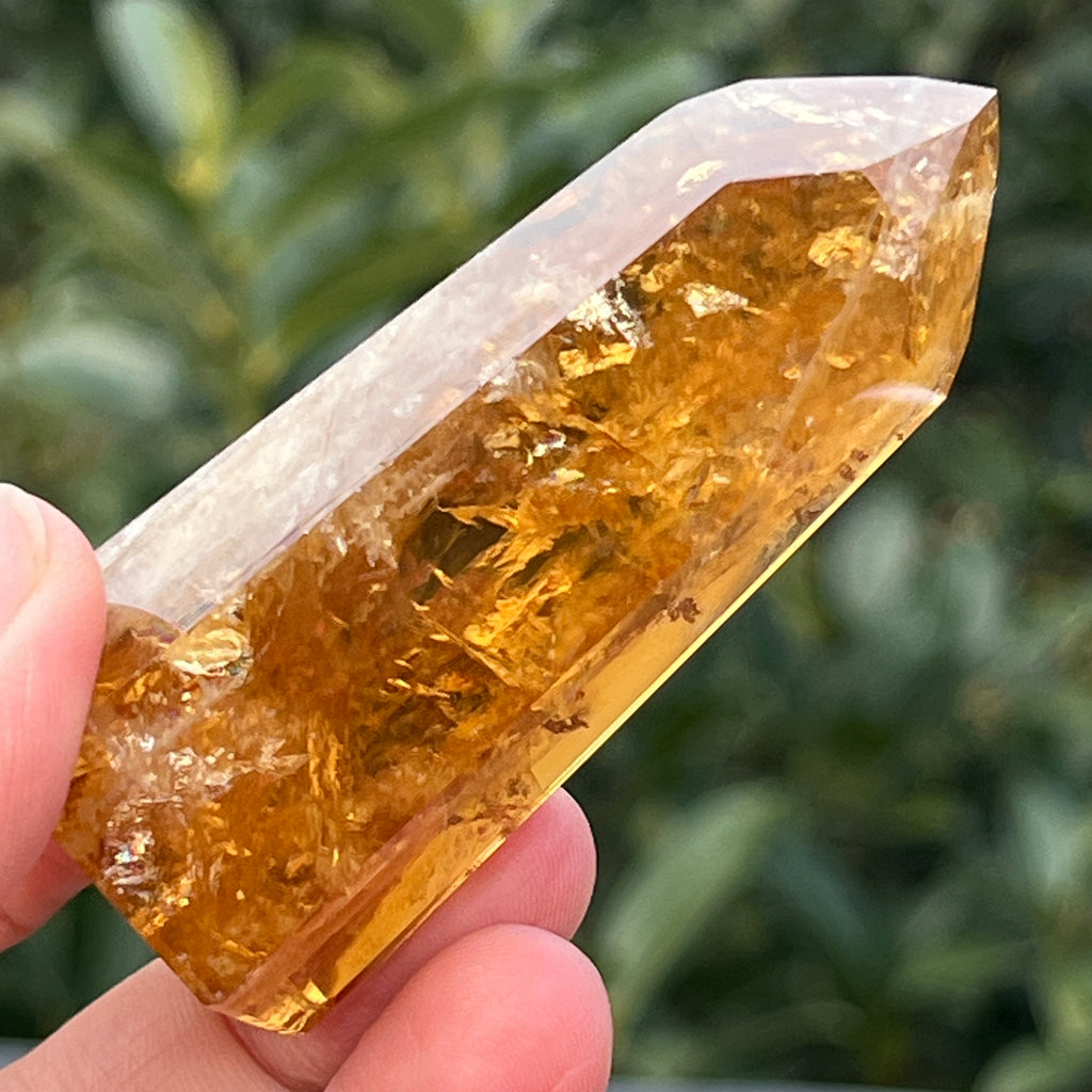 Obelisc citrin Brazilia calitate Extra AAA model 10, pietre semipretioase - druzy.ro 22 