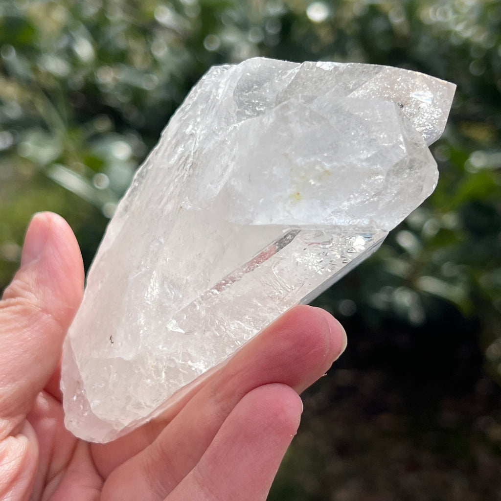 Varf cuart incolor natural, floare de mina L19, pietre semipretioase - druzy.ro 8 