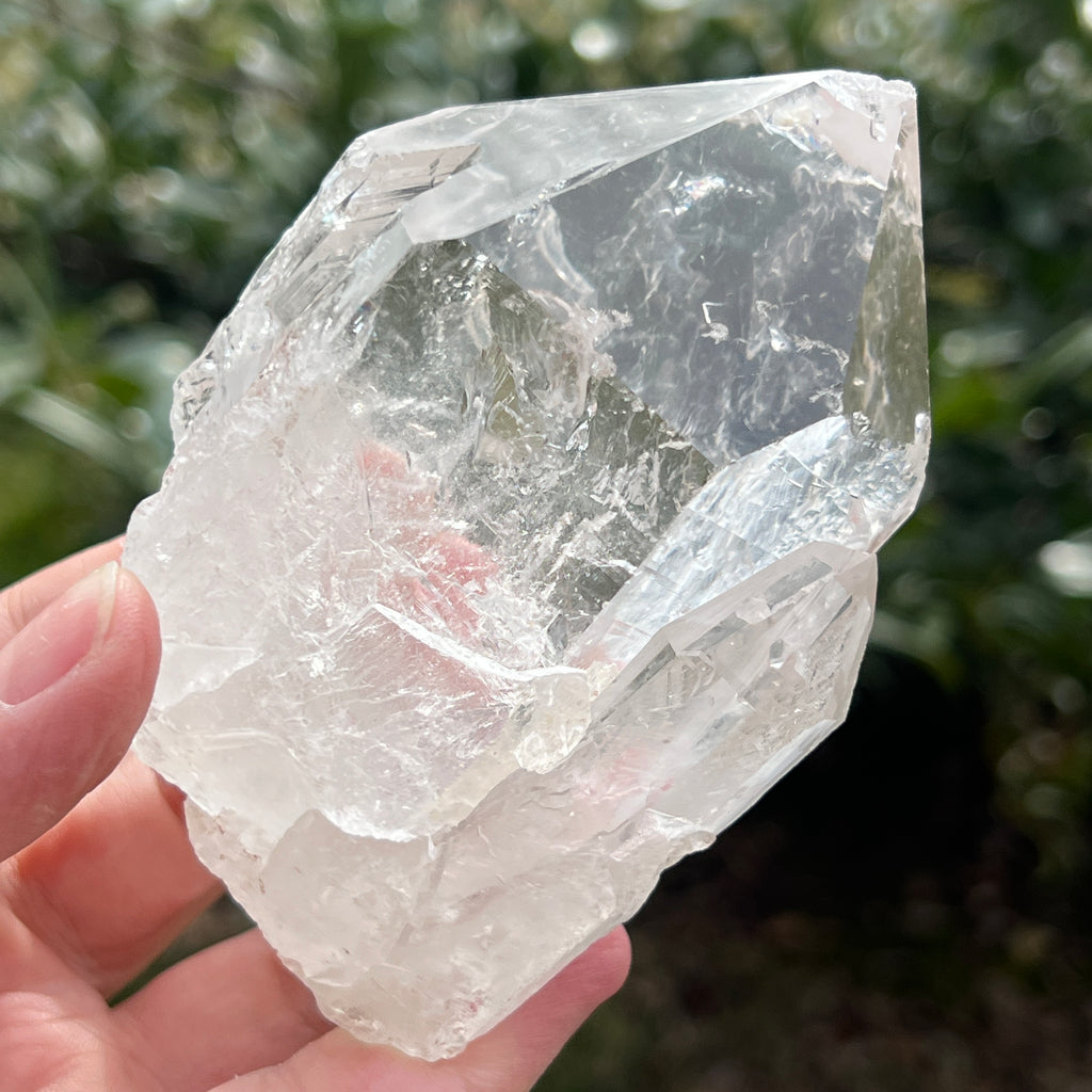 Varf cuart incolor natural, floare de mina L17, pietre semipretioase - druzy.ro 13 