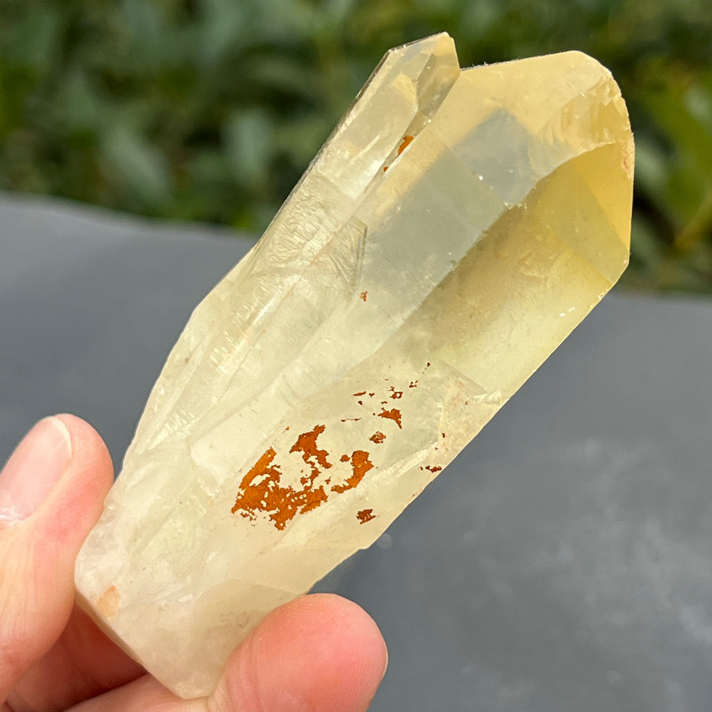 Varf citrin mina Luena, Congo model 25, pietre semipretioase - druzy.ro 12 