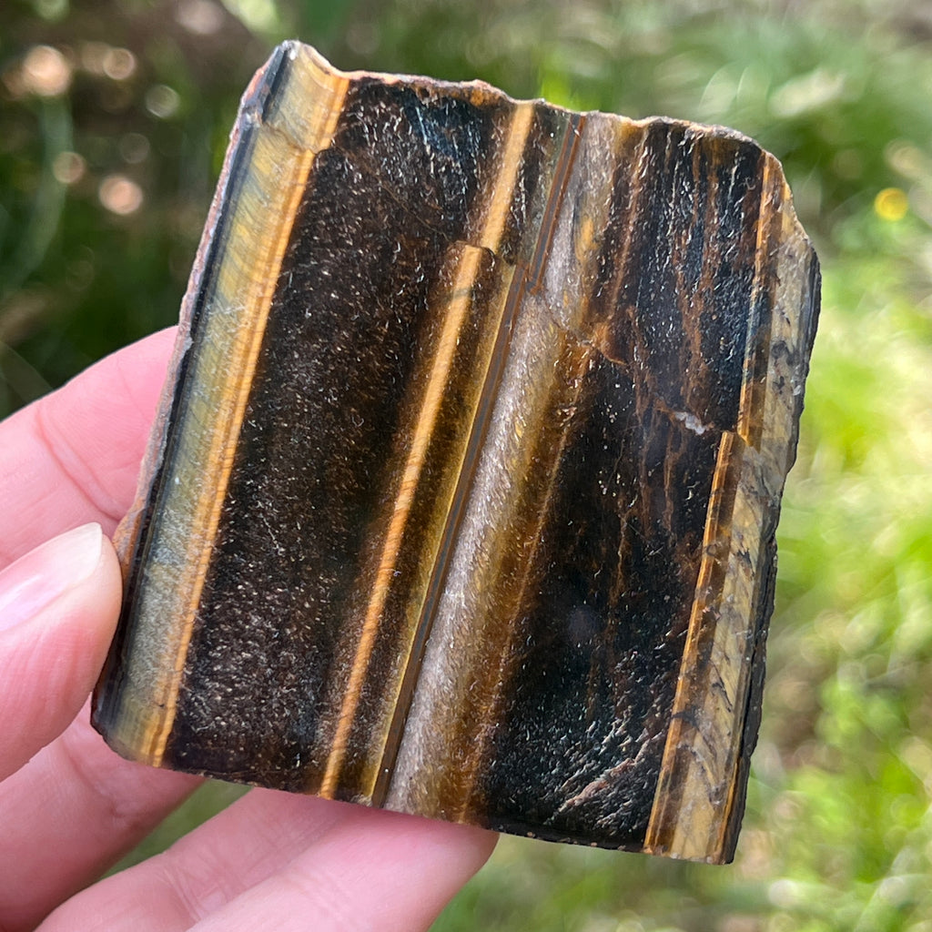 Ochi de tigru piatra bruta model 11, pietre semipretioase - druzy.ro 1 