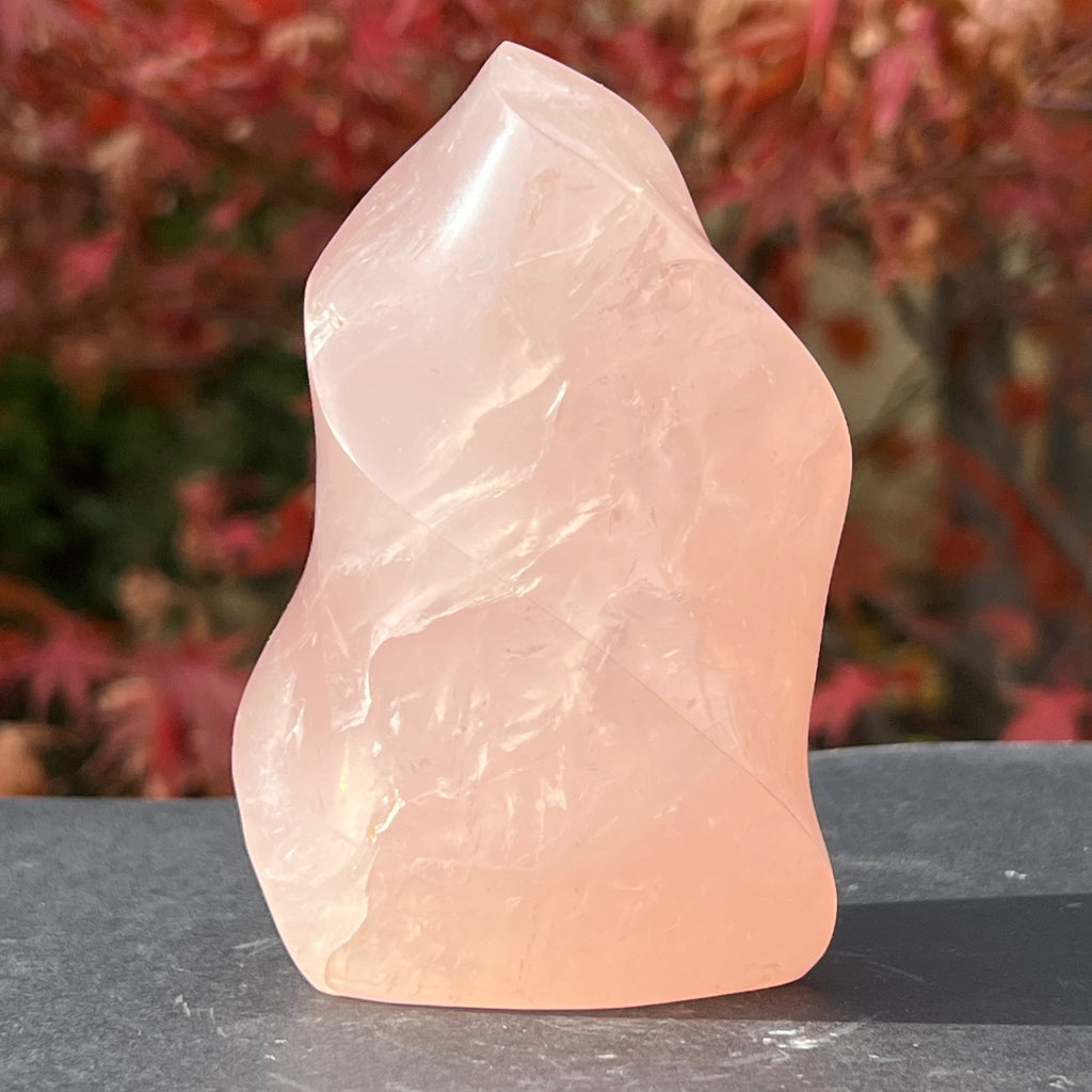 Flacara cuart roz model 3 din Madagascar, druzy.ro, cristale 5