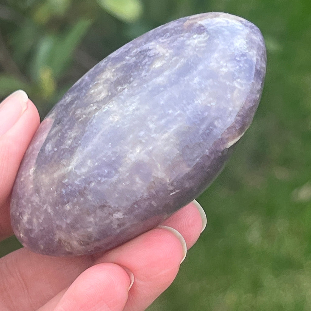Lepidolit palmstone m12, pietre semipretioase - druzy.ro 5 