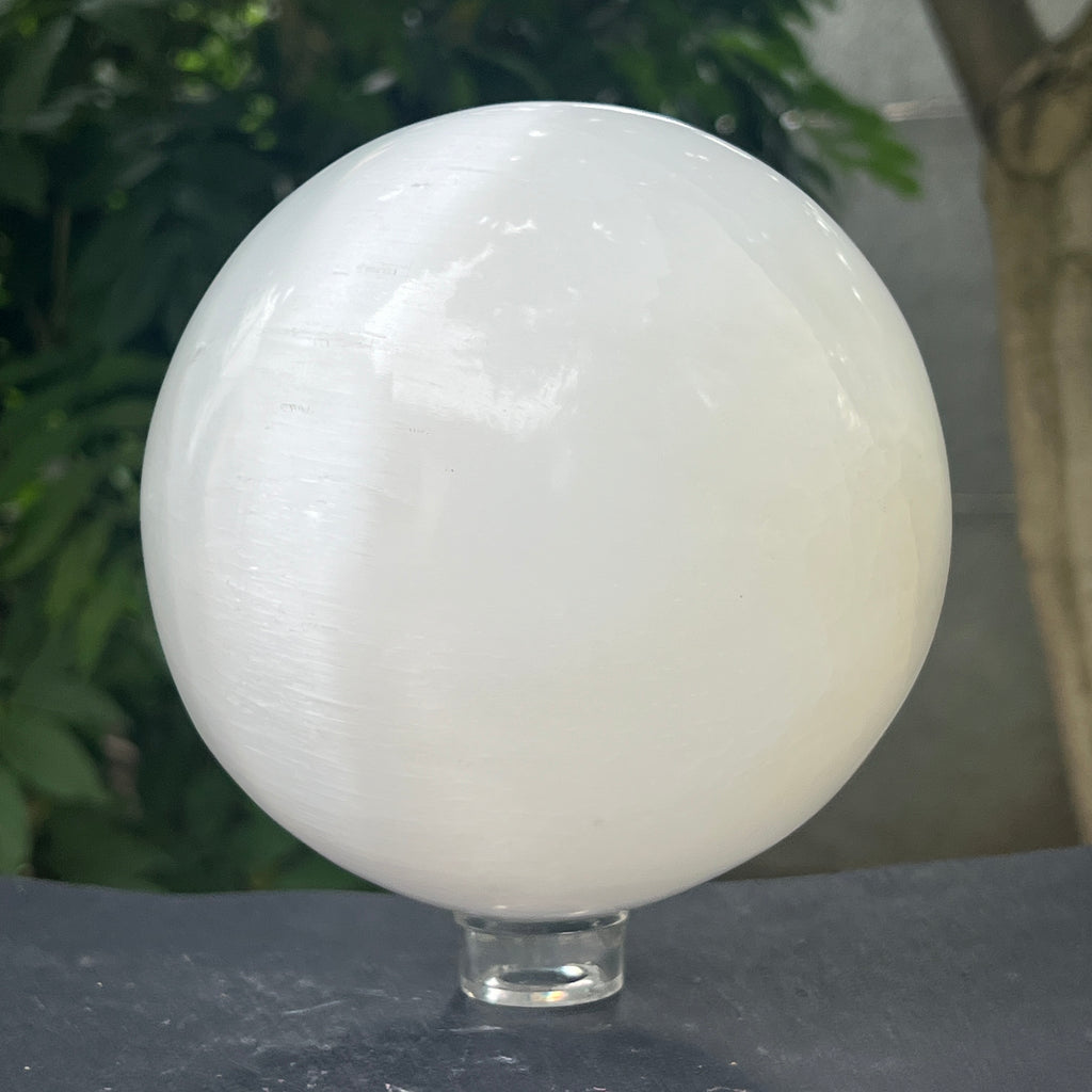 Sfera selenit XL model 2, pietre semipretioase - druzy.ro 2 