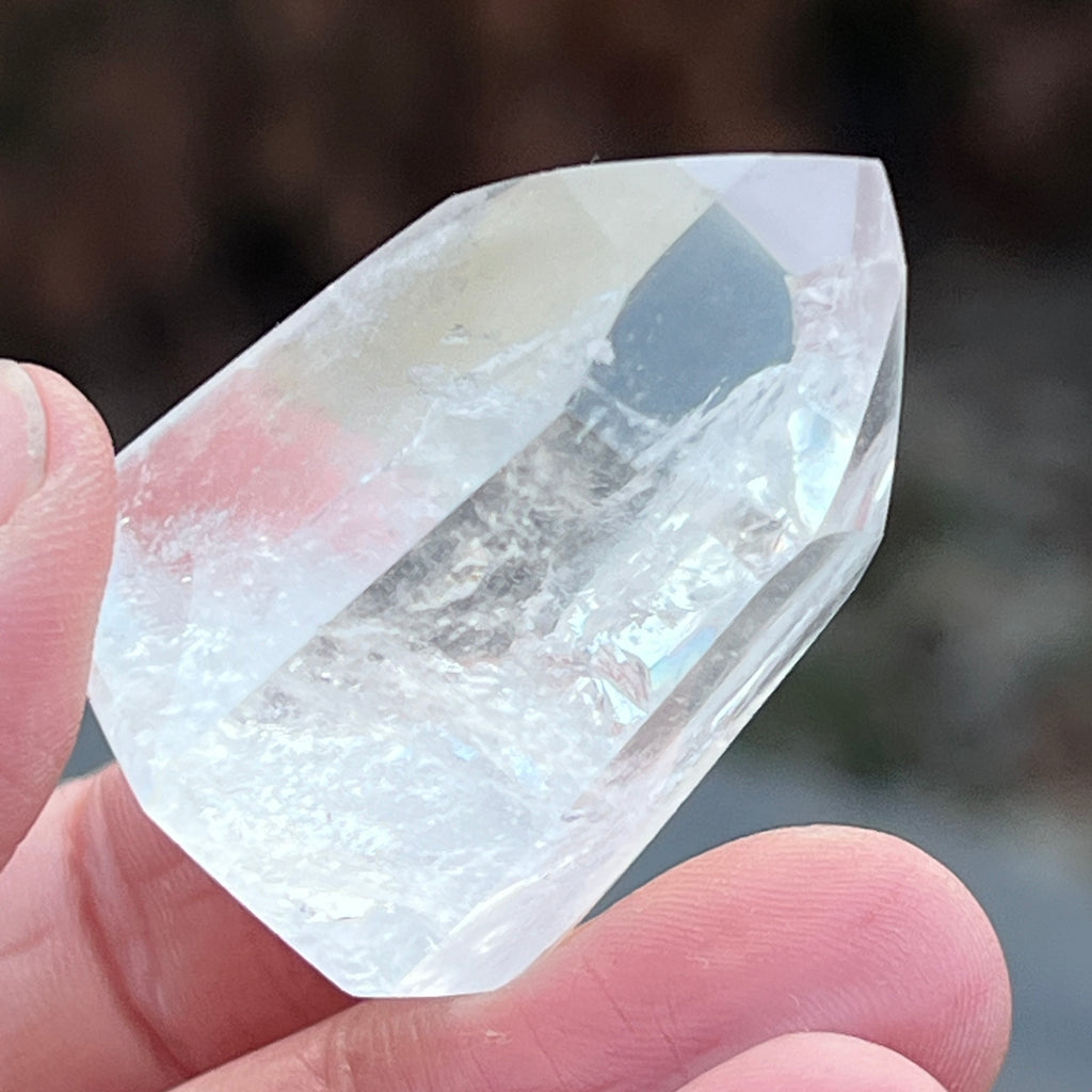 Generator/ varf cuart de stanca cristal incolor ICY 55, pietre semipretioase - druzy.ro 4 