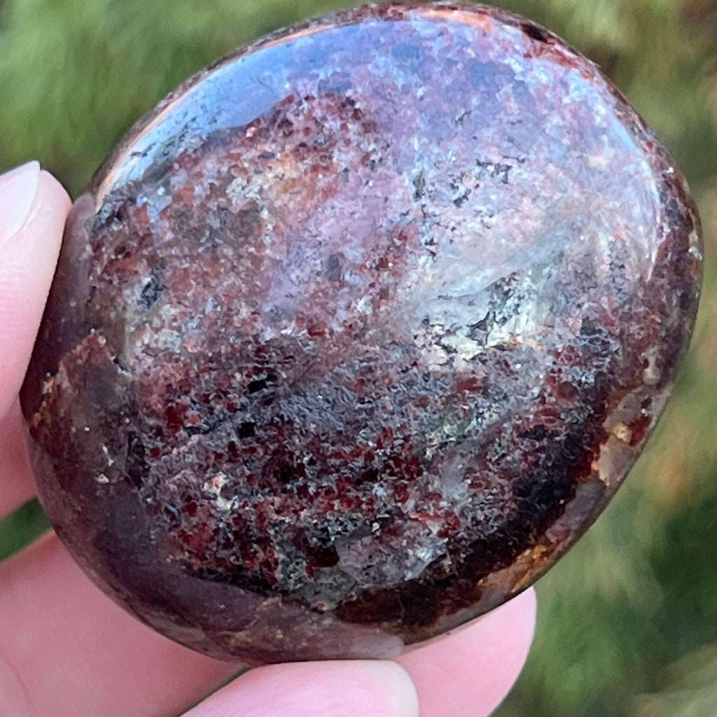 Granat palmstone model 7, pietre semipretioase - druzy.ro 7 
