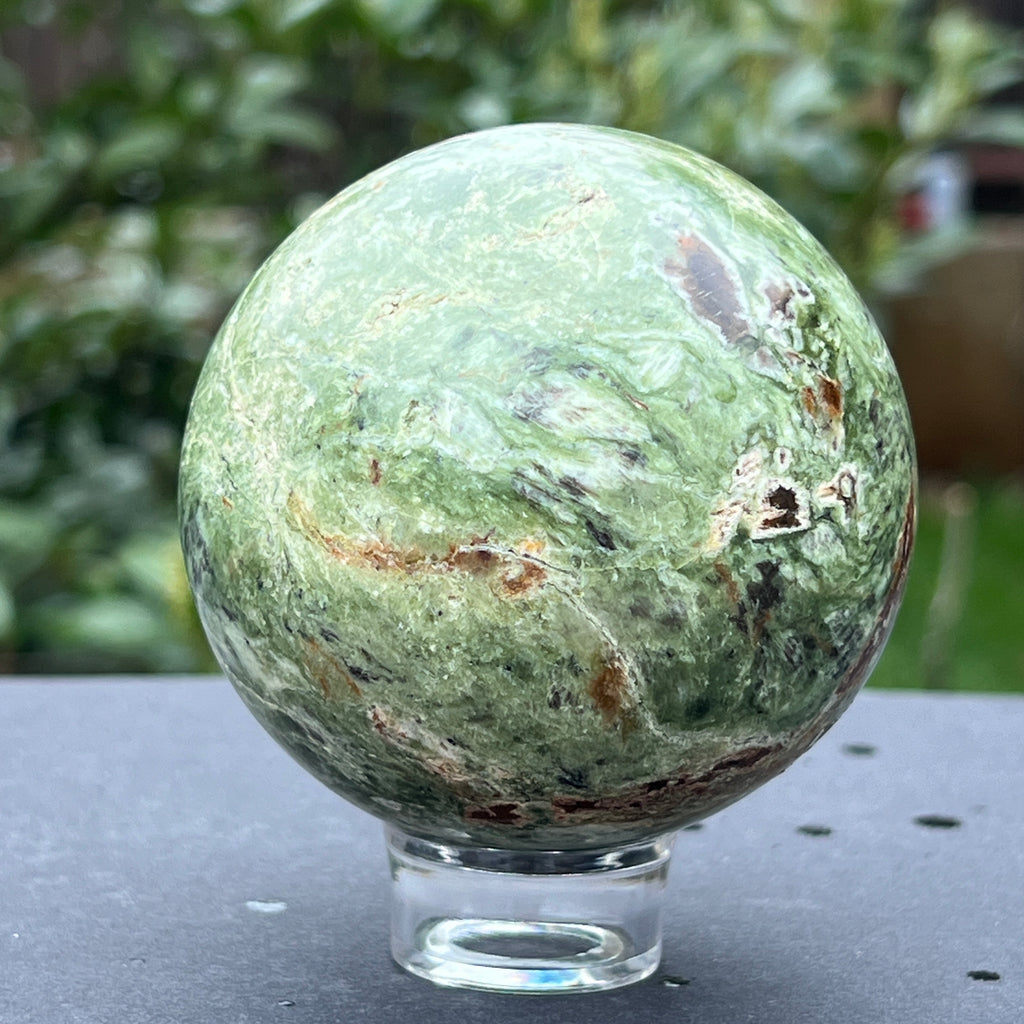 Crisopraz sfera m7, pietre semipretioase - druzy.ro 9 
