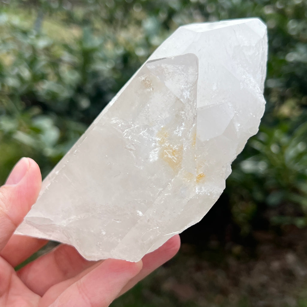 Varf cuart incolor natural, floare de mina L7, pietre semipretioase - druzy.ro 3 