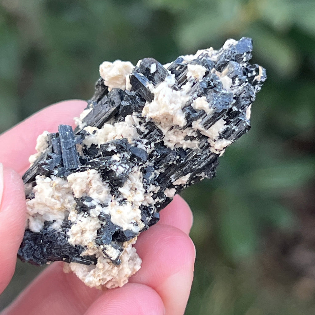 Cluster turmalina neagra cu vermiculita din Erongo m12, pietre semipretioase - druzy.ro 3 