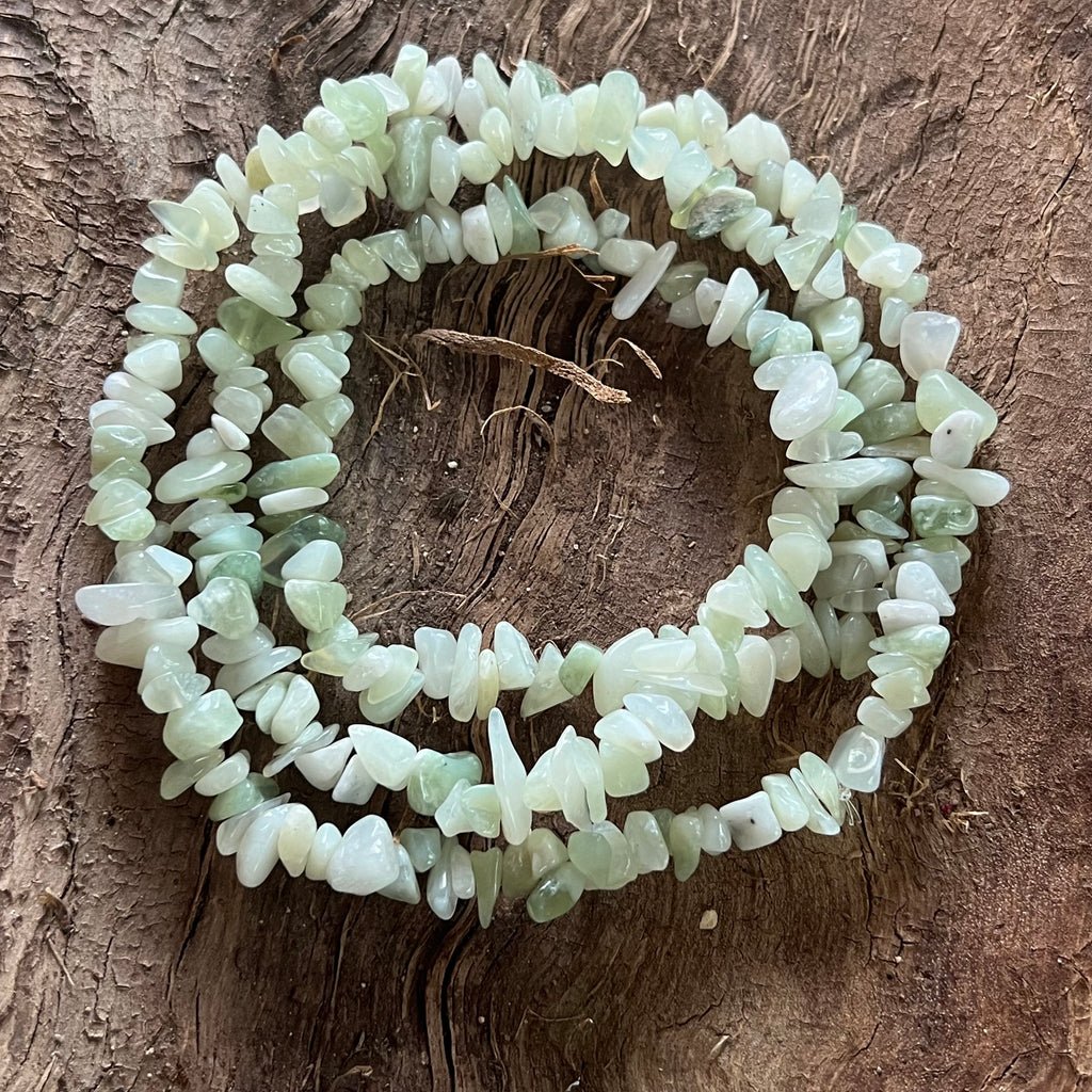 Colier lung chipsuri serpentin, druzy.ro, pietre semipretioase 2