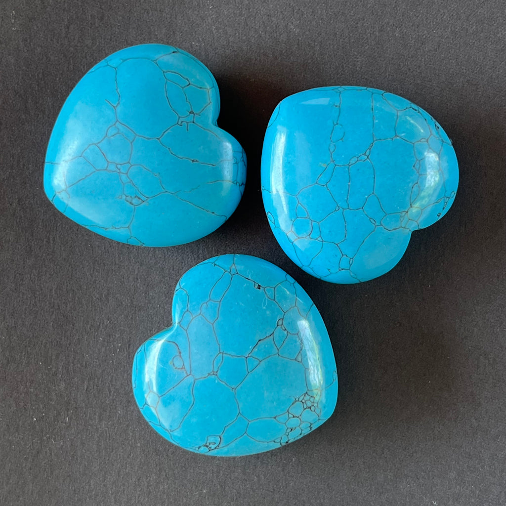Inima howlit albastru, pietre semipretioase - druzy.ro 1