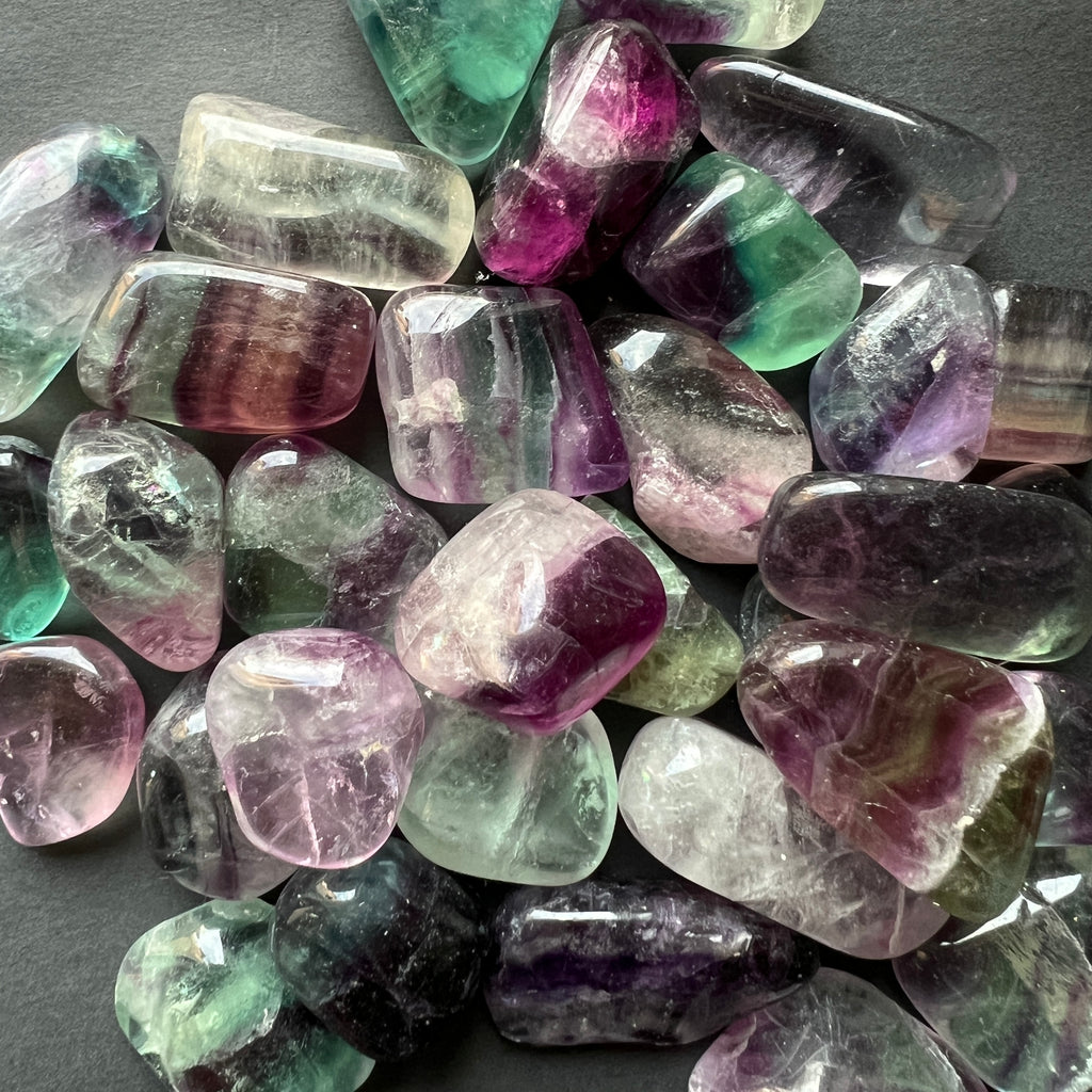 Fluorit piatra rulata mini calitate AAA, pietre semipretioase - druzy.ro 9 