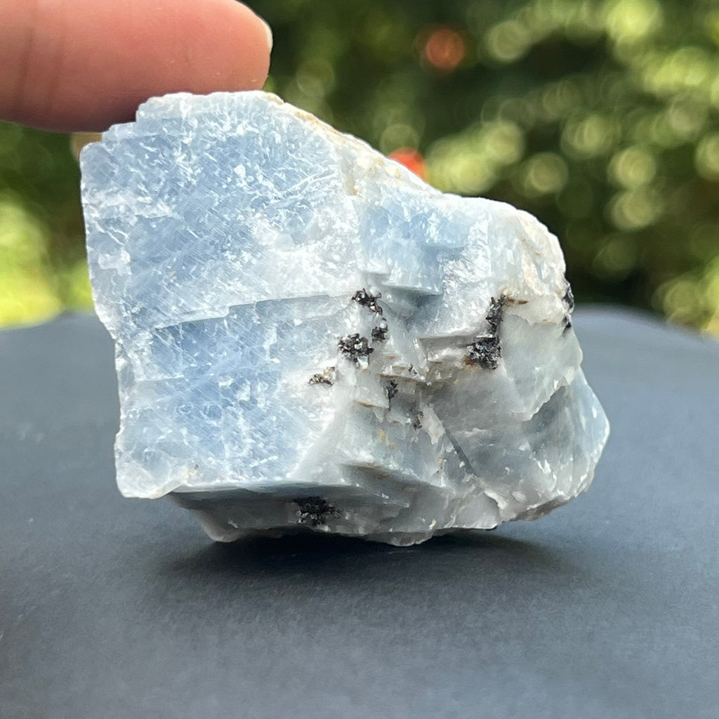 Calcit albastru piatra bruta din Namibia model 6, pietre semipretioase - druzy.ro 3