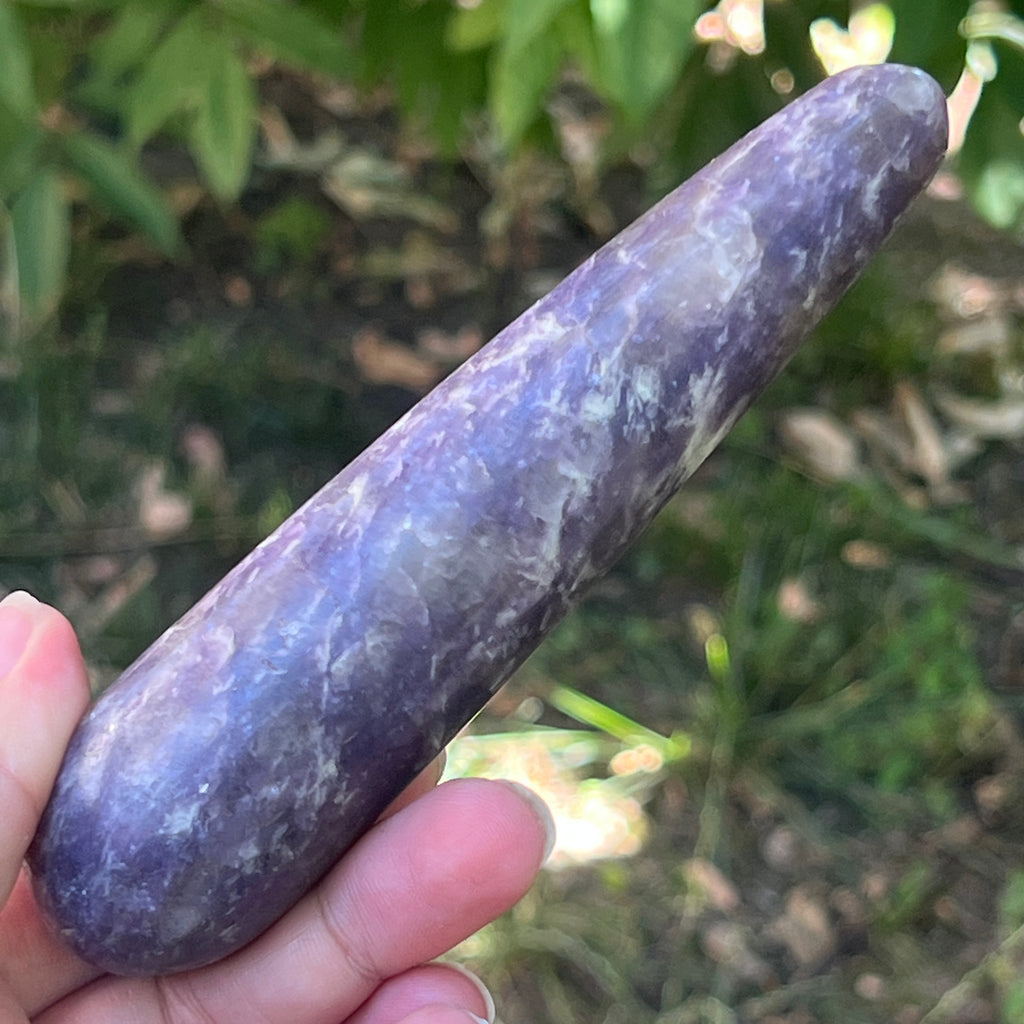 Bagheta Lepidolit din Madagascar m3, pietre semipretioase - druzy.ro 1 