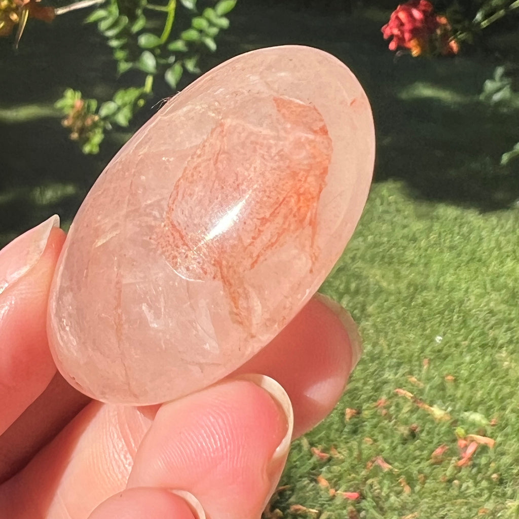 Palmstone cuart rosu hematoid Madagascar m10, cuart de foc, pietre semipretioase - druzy.ro 2