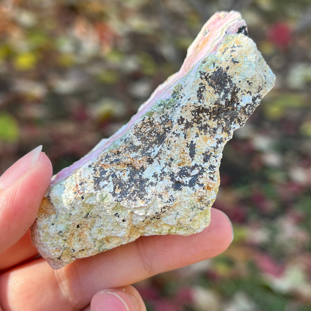 Opal roz piatra bruta (din Peru) model L1, pietre semipretioase - druzy.ro 13 