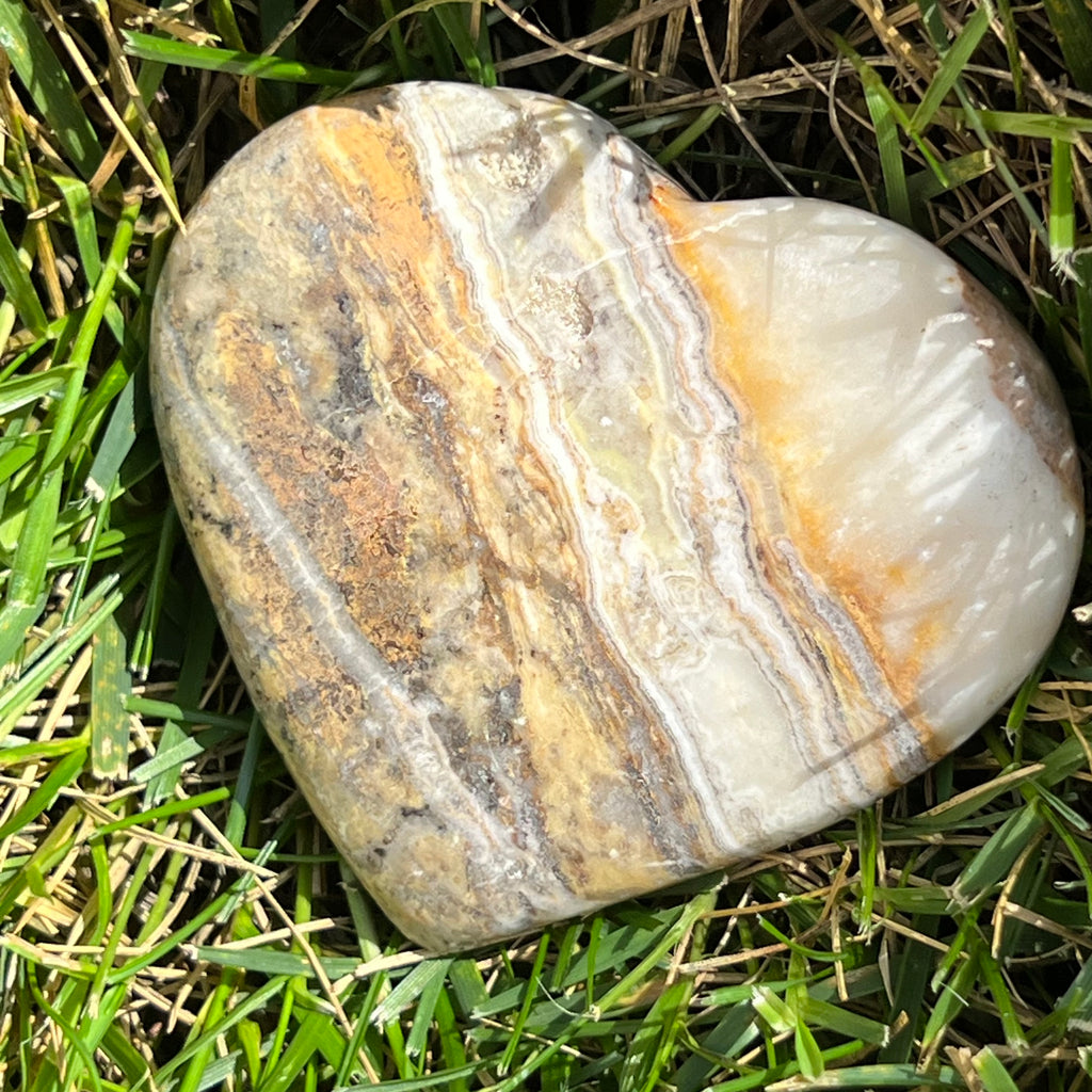 Inima jasp albina model 6, druzy.ro, cristale 2