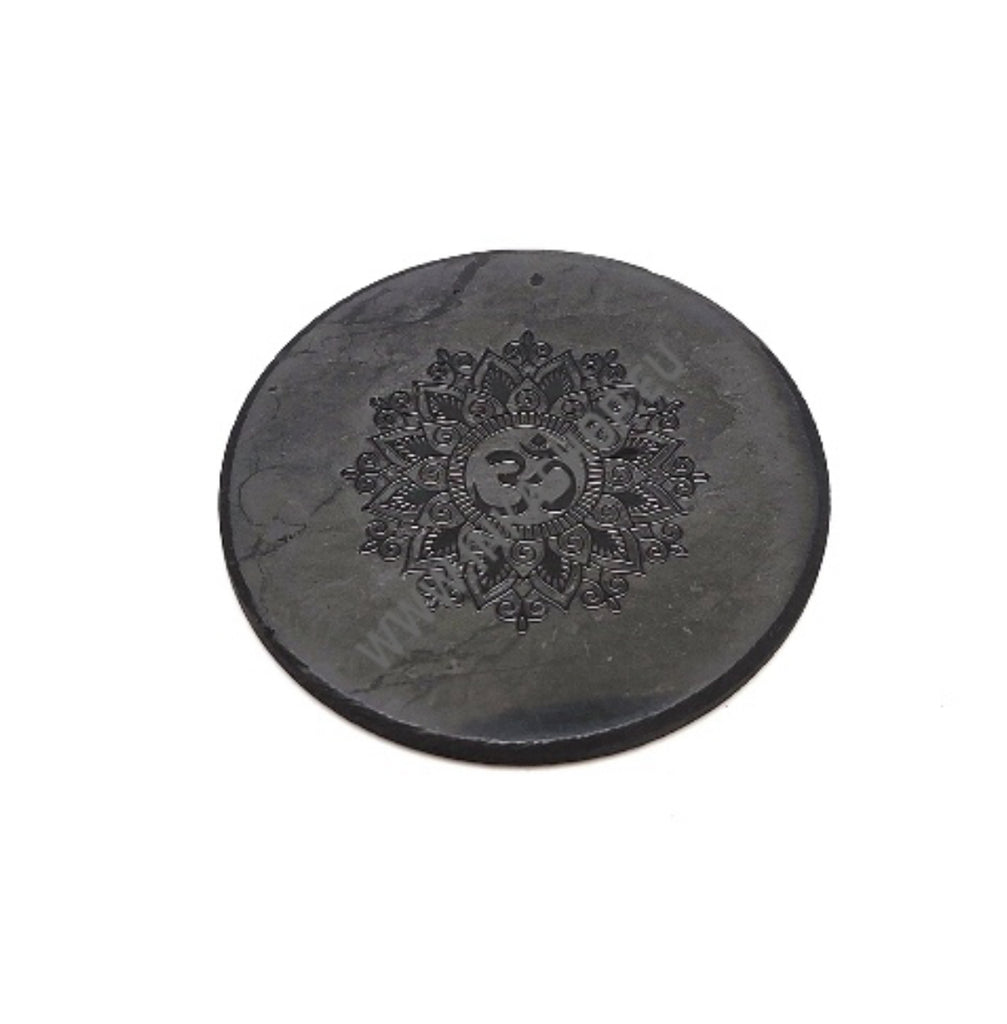 Disc adeziv din Shungit Mandala, pietre semipretioase - druzy.ro 1 