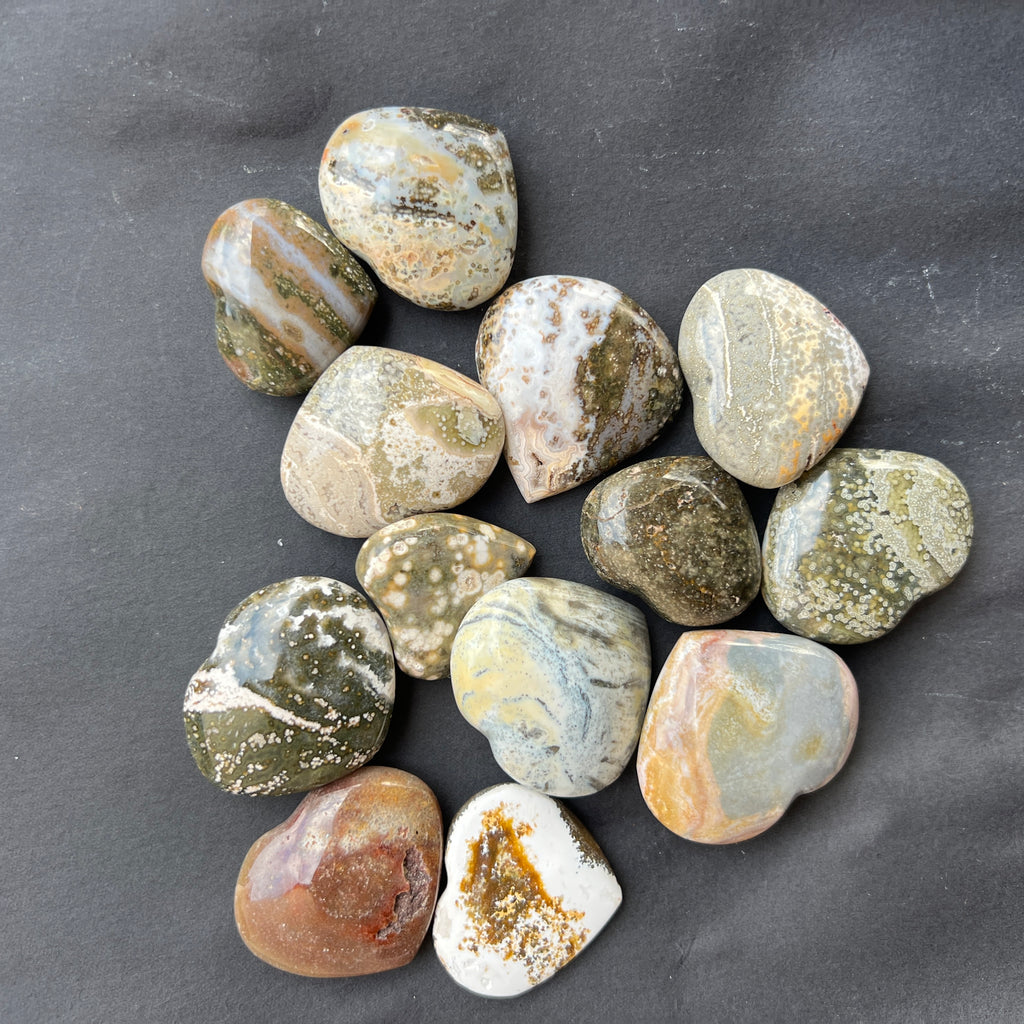 Inima jasp ocean, pietre semipretioase - druzy.ro 6 