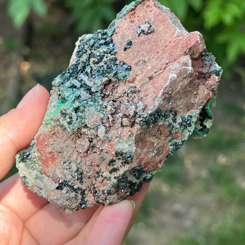 Libethenit floare de mina din Congo model 5, pietre semipretioase - druzy.ro 6 