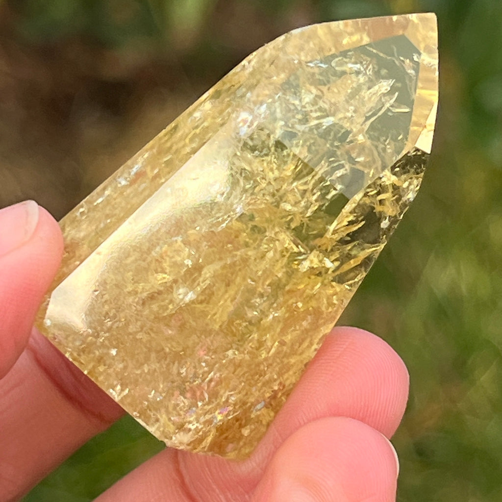 Obelisc citrin Brazilia calitate AAA model 6, pietre semipretioase - druzy.ro 17 