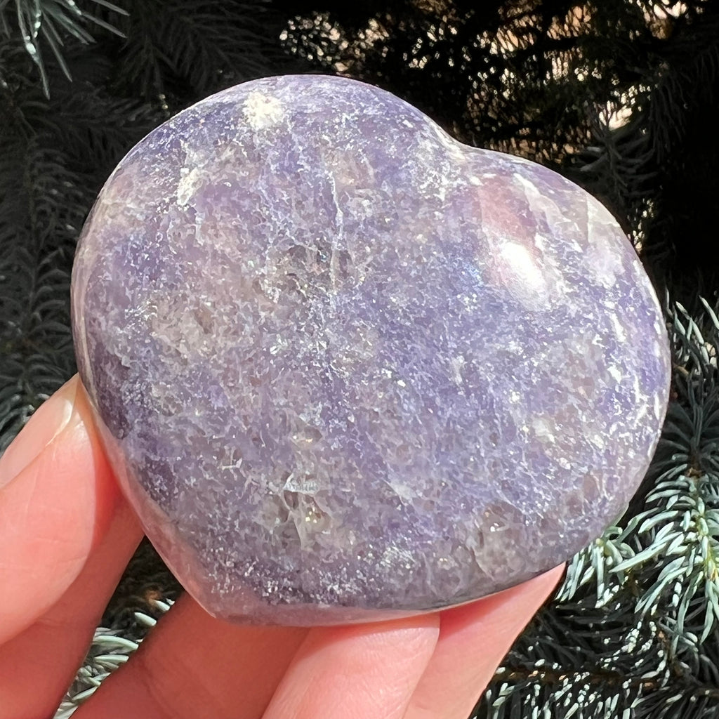 Lepidolit inima m5, druzy.ro, cristale 3