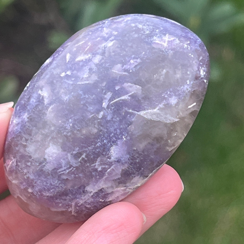Lepidolit palmstone m11, pietre semipretioase - druzy.ro 2 