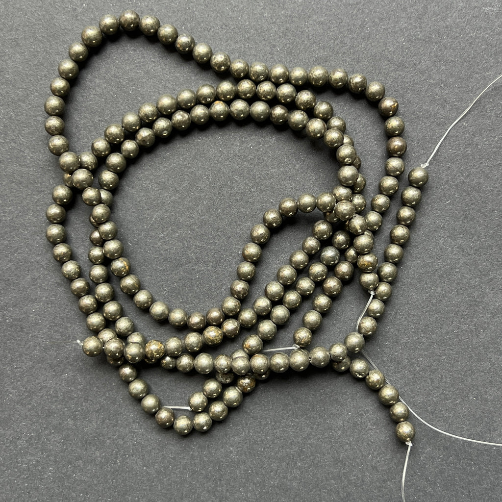 Sirag margele pietre semipretioase sfere PIRITA, pietre semipretioase - druzy.ro 2 