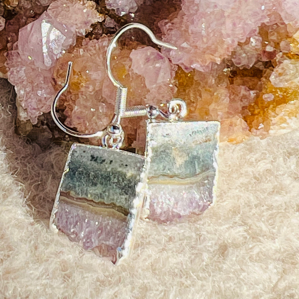 Cercei felii ametist argint Brazilia model4A, druzy.ro, cristale 2