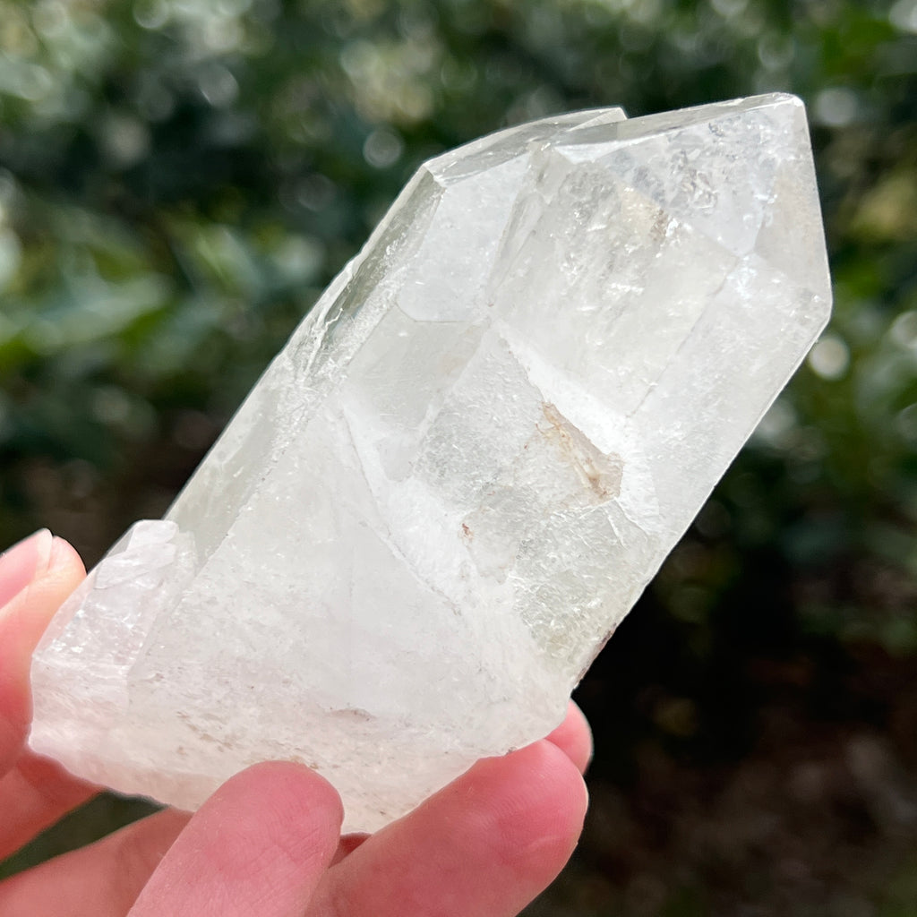Varf cuart incolor natural, floare de mina L24, pietre semipretioase - druzy.ro 2 