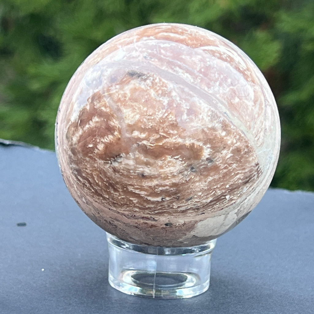 Sfera jasp cirese "Cherry" model 1, pietre semipretioase - druzy.ro 1 