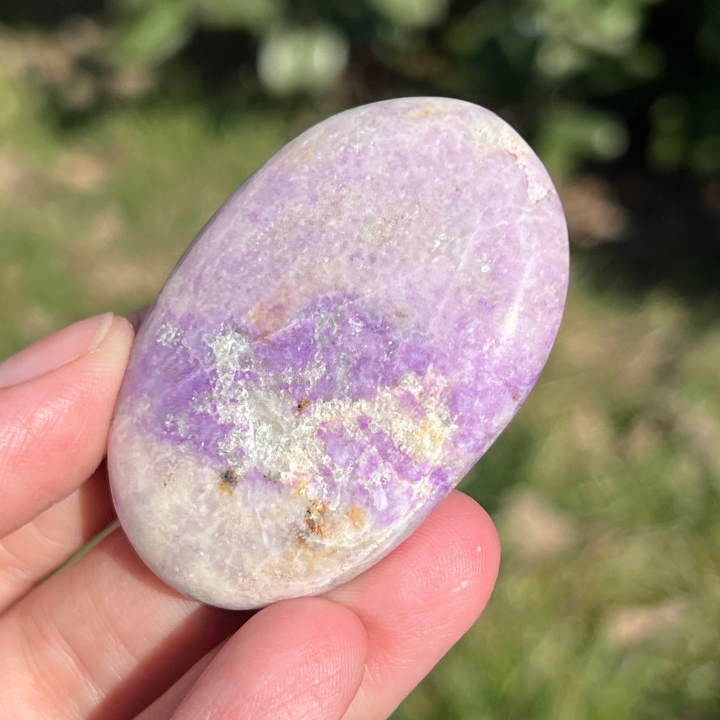 Hackmanit mov Uv reactive palmstone m13, pietre semipretioase - druzy.ro 5 