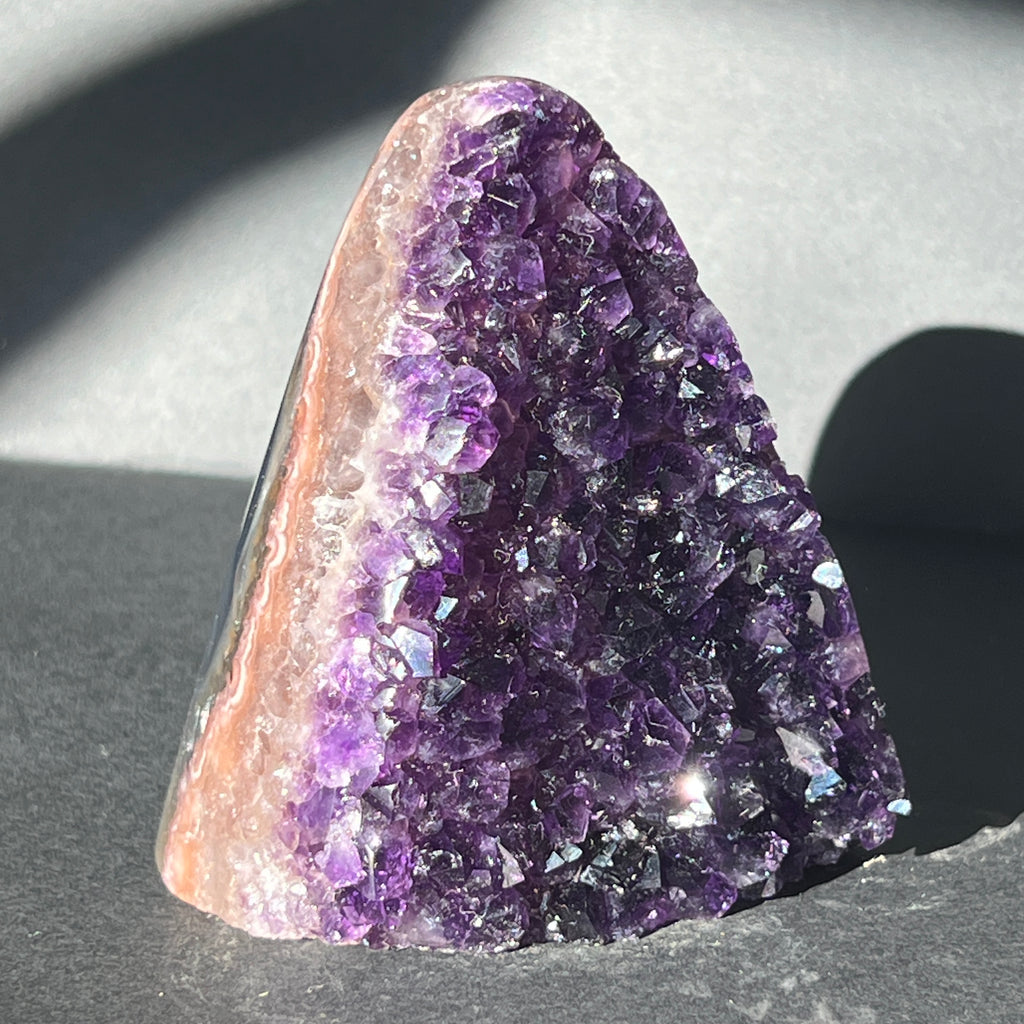 Geoda ametist Uruguay AAA model 9, pietre semipretioase - druzy.ro 1 