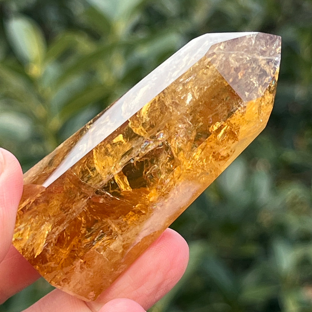 Obelisc citrin Brazilia calitate Extra AAA model 10, pietre semipretioase - druzy.ro 14 