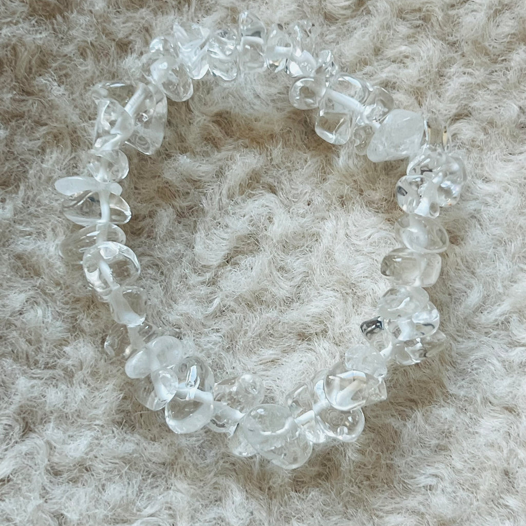 Bratara copii chipsuri cuart de stanca, druzy.ro, pietre semipretioase 2