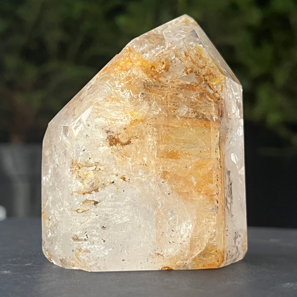 Cuart fumuriu generator/varf mina Brandberg | Model L5, pietre semipretioase - druzy.ro 2 